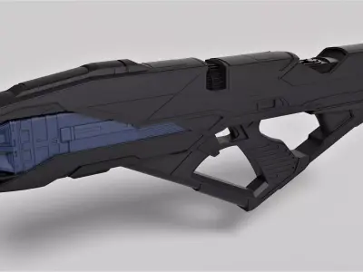 Vengeance Rifle from the movie Star Trek Into Darkness 2013 3D model