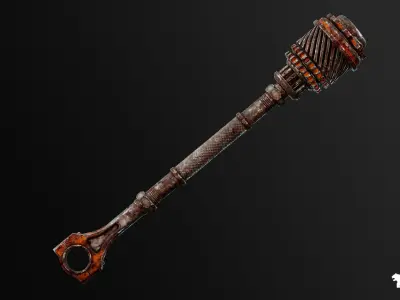 Post Apocalyptic Melee Weapons VOL 2 Low-poly 3D model