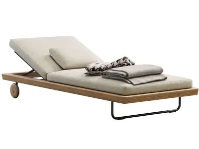 Sunray Daybed  Free 3D model