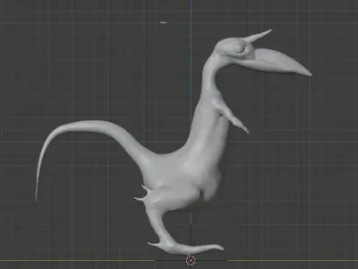 Monster 3D model legs of chicken 3D model