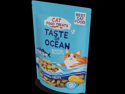 Cat snacks Cat Snacks Low-poly 3D model