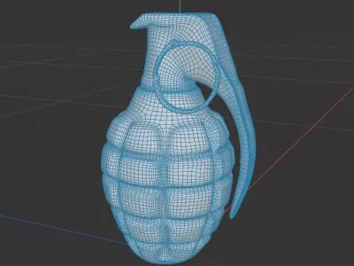 3D military Grenade 3D model