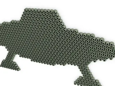 UFO Perler Beads 3D model