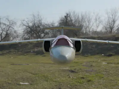 SAAB 105 AE airplane model Free 3D model