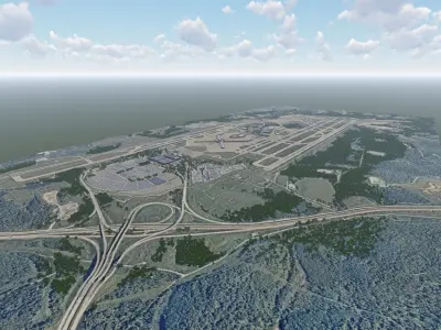 Pittsburgh International Airport 3D model