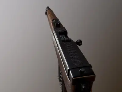 Breda rifle 1935 ww2 PBR Low-poly 3D model