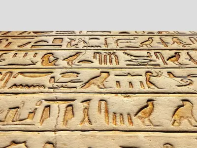 Ancient Egypt-hieroglyph-3D printing 3D model