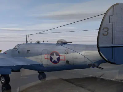 Lockheed PV-1 Ventura 3D model
