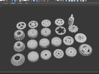 gear gears 3D model