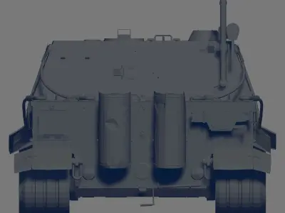 38 cm Sturmmorser 3D model