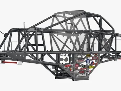 Monster Truck Bigfoot Frame 3D model