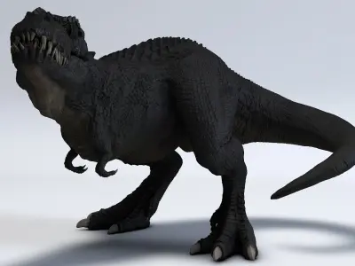 V- Rex - Vastatosaurus rex  Low-poly 3D model