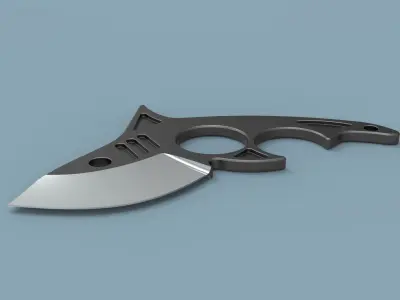 Shark knife 3D model