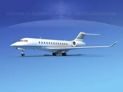 Global Express 6000 V04 3D model