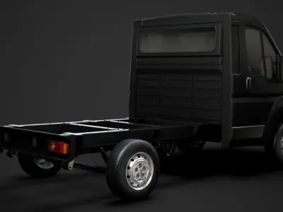 Citroen Jumper Relay Chassis Truck Single Cab 3000WB 2020 3D model