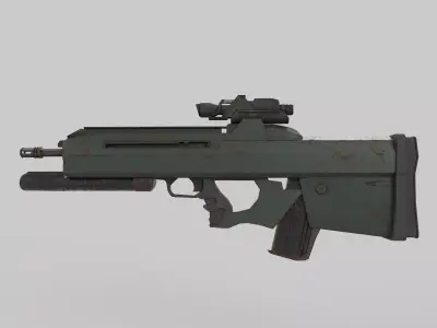  Assault rifle 3D model