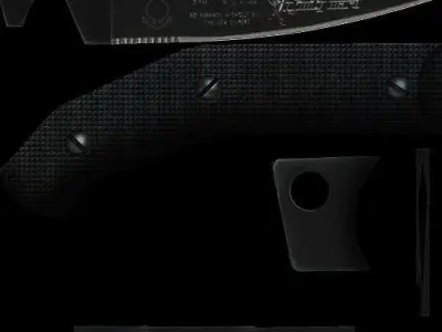 Throwing Knife Low-poly 3D model shop