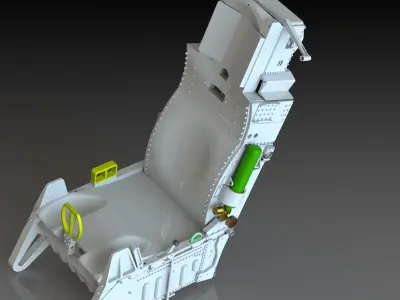 F16 A10 F15 F22 B1B B2 ejection Seat ACEII HD WORK Stl files 3D print model