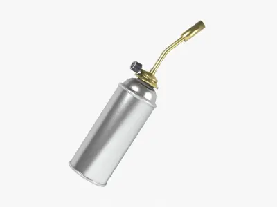 Gas Torch Low-poly 3D model