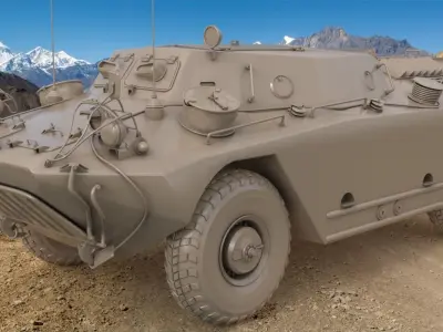 FUG OT 65 Clay V Ray 3D model