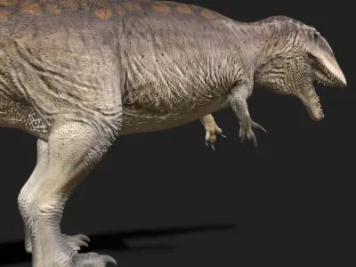 Carcharodontosaurus Low-poly 3D model