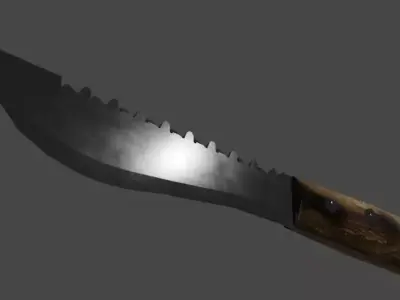 Knife - Mini Machete Free 3D model