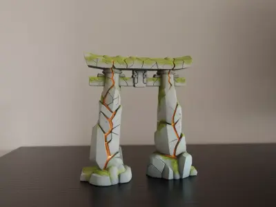 Japanese portal torii 3D print model