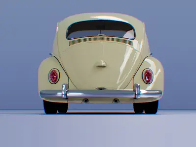 Volkswagen Beetle 1963 Free 3D print model