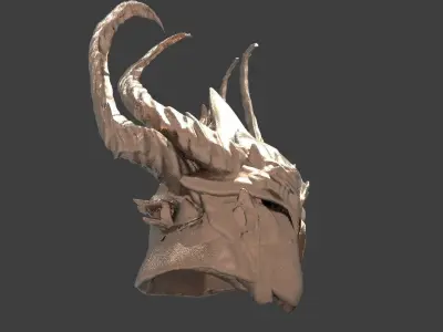 Thule Viking helmet 2 3D model