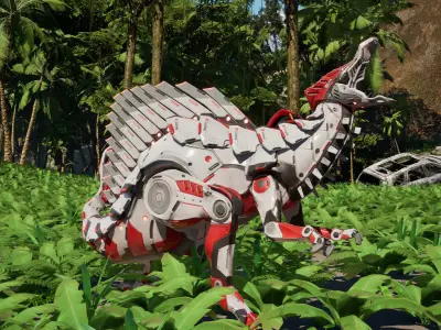 SciFi Dinosaur6 Low-poly 3D model