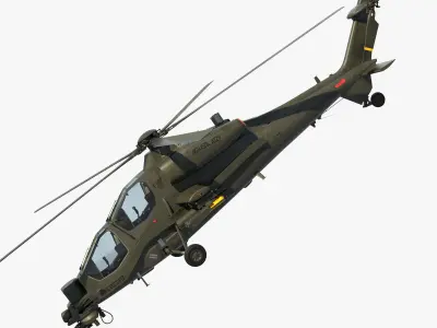 3D model Agusta A129 Mangusta 3D model