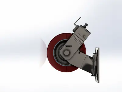 Rodizio Mult Rodas GS 62 BCE FP Wheel 3D model