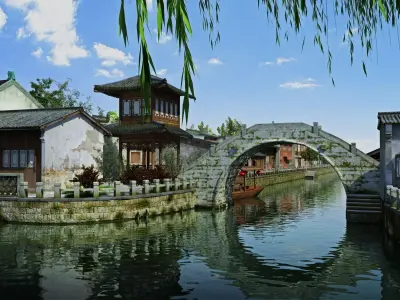 Wuzhen 3D model