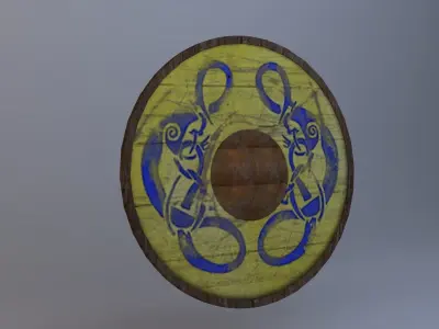 Viking Shield Free 3D model