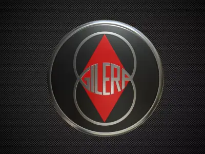 gilera logo 3D model