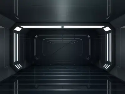 Sci Fi Interior 3D model 92