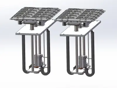 Loading and unloading of tray machine 3D model