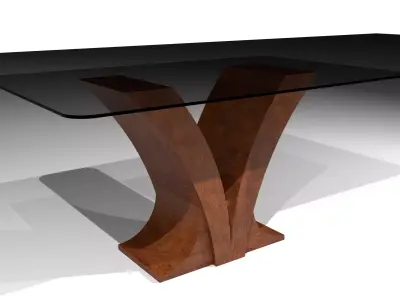 DINING TABLE 3D model 30