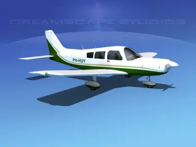 Piper PA-28 V10 3D model
