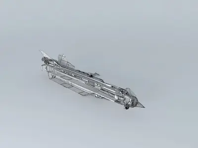 Hercules Military Heavy transport CH800  3D model