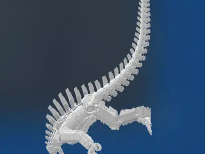 Mechagodzilla HIGH POLY not textured 3D model