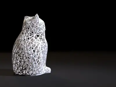 Cat decor Free 3D print model