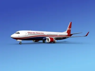 Boeing 737-900ER Charter America 3D model