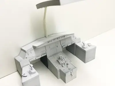 Super realistic Airbus panel for 3D printing 3D print model