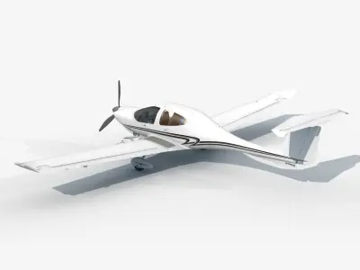 Diamond DA 40 3D model