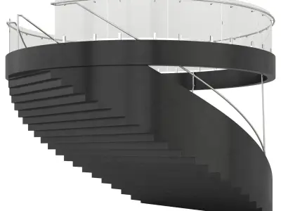 Circular staircase 3D model