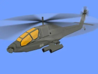 HLICOPTER1 us army helicopter 3D model