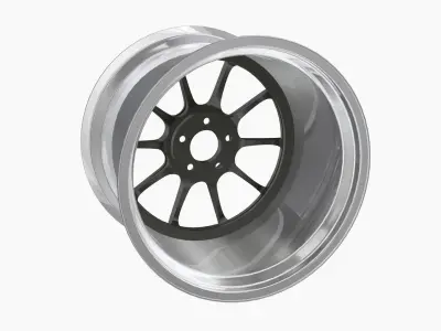 SSR Professor SP5 Wheel Low-poly 3D model