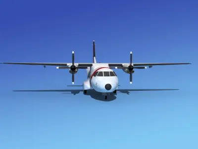 Casa CN-235 US Coast Guard 3D model