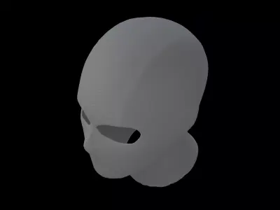 Balaclava v1 002 Low-poly 3D model